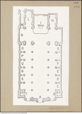 Vorderseite von Touring Club Italiano [https://www.deutsche-digitale-bibliothek.de/content/lizenzen/rv-ez/] San Filippo Neri & Chiesa dei Girolamini - Grundriss, bh203253_recto. Foto.