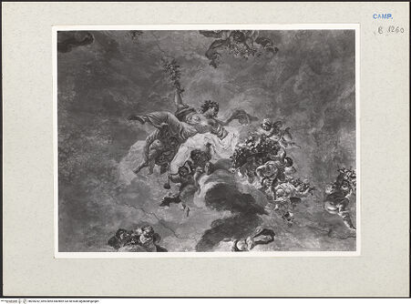 Vorderseite von unbekannt [https://www.deutsche-digitale-bibliothek.de/content/lizenzen/rv-ez/] Allegorien der vier Jahreszeiten - Detail: Frühling (?), bh205242_recto. Foto.