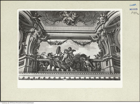 Vorderseite von unbekannt [https://www.deutsche-digitale-bibliothek.de/content/lizenzen/rv-ez/] Allegorie mit Putten (?) - Detail, bh205529_recto. Foto.