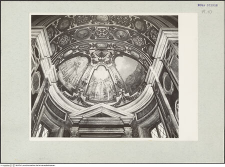 Vorderseite von unbekannt [https://www.deutsche-digitale-bibliothek.de/content/lizenzen/rv-ez/] Santa Maria in VallicellaCappella dello Spirito Santo - Gewölbe, bh207041_recto. Foto: Hutzel, Max.