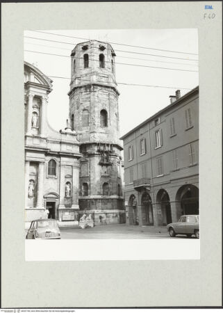 Vorderseite von Kunsthistorisches Institut der Universität Wien [https://www.deutsche-digitale-bibliothek.de/content/lizenzen/rv-ez/] San Prospero - Ansicht von Nordwesten, bh207185_recto. Foto: Lorenz, Wien.