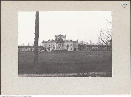 Vorderseite von Bibliotheca Hertziana [https://www.deutsche-digitale-bibliothek.de/content/lizenzen/rv-fz/] Tenuta di Carditello - Casino Reale und Tempietto, bh207338_recto. Foto.