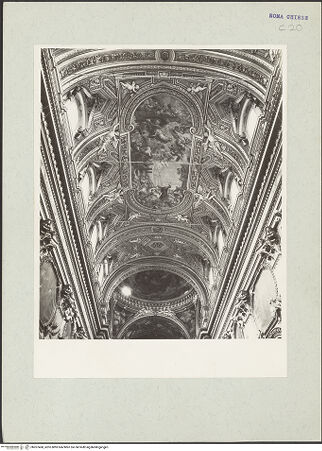 Vorderseite von unbekannt [https://www.deutsche-digitale-bibliothek.de/content/lizenzen/rv-ez/] Santa Maria in VallicellaMittelschiff - Gewölbe, bh207460_recto. Foto: Hutzel, Max.