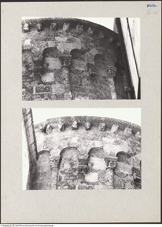 Vorderseite von Garton, Tessa [https://www.deutsche-digitale-bibliothek.de/content/lizenzen/rv-ez/] DuomoHauptapsis - Detail der Blendbogenarkade, bh207998_recto. Foto: Garton, Tessa.