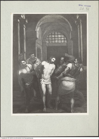 Vorderseite von unbekannt [https://www.deutsche-digitale-bibliothek.de/content/lizenzen/rv-ez/] Geißelung Christi - , bh208183_recto. Foto: Hutzel, Max.