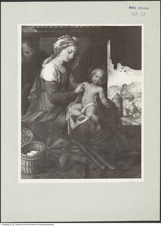 Vorderseite von unbekannt [https://www.deutsche-digitale-bibliothek.de/content/lizenzen/rv-ez/] Ruhe auf der Flucht nach Ägypten - , bh208188_recto. Foto: Hutzel, Max.