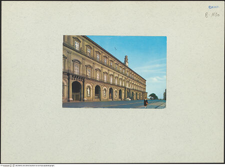 Vorderseite von unbekannt [https://www.deutsche-digitale-bibliothek.de/content/lizenzen/rv-ez/] Palazzo Reale - Seitenansicht, bh209856_recto. Foto.