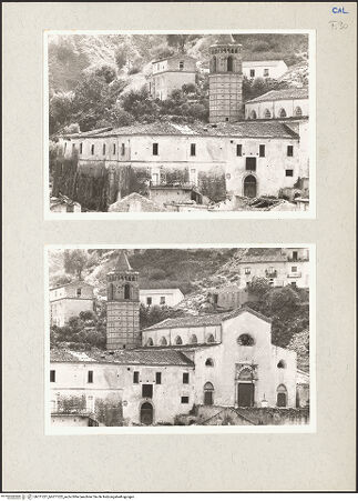 Vorderseite von Schäfer-Schuchardt [https://www.deutsche-digitale-bibliothek.de/content/lizenzen/rv-ez/] Chiesa del Carmine - Ehemaliger Klosterkomplex und Kirche von Nordwesten, bh211221_bh211222_recto. Foto: Schäfer-Schuchardt.