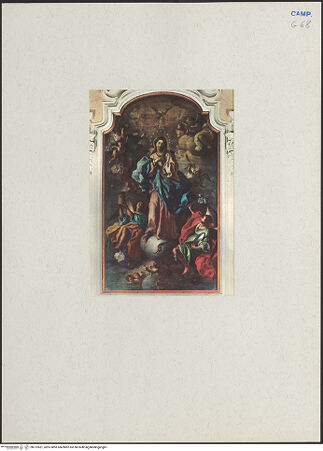 Vorderseite von unbekannt [https://www.deutsche-digitale-bibliothek.de/content/lizenzen/rv-ez/] Immaculata - , bh212421_recto. Foto.