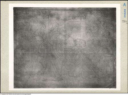 Vorderseite von Direzione dei Musei Vaticani [https://www.deutsche-digitale-bibliothek.de/content/lizenzen/rv-ez/] Die sieben SakramenteEhe (Hochzeit zu Kanaan) - zentrale Tafel, bh212952_recto. Foto.