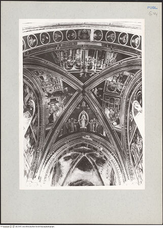 Vorderseite von Bibliotheca Hertziana [https://www.deutsche-digitale-bibliothek.de/content/lizenzen/rv-fz/] Zyklus der Sakramente und des Alten TestamentsGewölbe: die Sakramente - Gesamtansicht, bh213451_recto. Foto: Rigamonti.