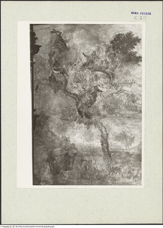 Vorderseite von Rigamonti [https://www.deutsche-digitale-bibliothek.de/content/lizenzen/rv-fz/] Landschaften mit Episoden aus der Vita des Propheten EliasVision auf dem Berg Karmel - Ausschnitt, bh213480_recto. Foto.