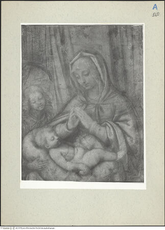 Vorderseite von ICCD [https://www.deutsche-digitale-bibliothek.de/content/lizenzen/rv-ez/] Der heilige Karl Borromäus betet für die Pestkranken - Gesamtansicht (nach der Restaurierung), bh214783_recto. Foto.