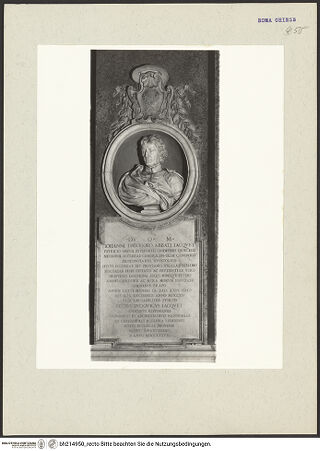 Vorderseite von Arte Fotografica [https://www.deutsche-digitale-bibliothek.de/content/lizenzen/rv-ez/] Grabmal des Jean Theodore Jacquet - Gesamtansicht, bh214950_recto. Foto.