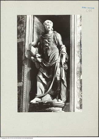 Vorderseite von Friedel [https://www.deutsche-digitale-bibliothek.de/content/lizenzen/rv-fz/] Johannes der Evangelist - , bh214993_recto. Foto.