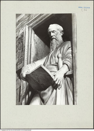 Vorderseite von Friedel [https://www.deutsche-digitale-bibliothek.de/content/lizenzen/rv-fz/] Der heilige Paulus - , bh214994_recto. Foto.