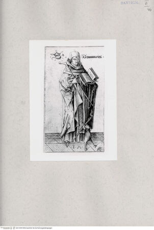 Vorderseite von  [http://creativecommons.org/publicdomain/mark/1.0/] Heiliger Dominikus - , bh215393. Foto.