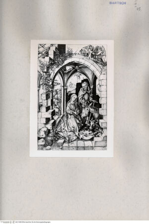 Vorderseite von Warburg Institute [http://creativecommons.org/publicdomain/mark/1.0/] Geburt Christi - , bh215480. Foto.