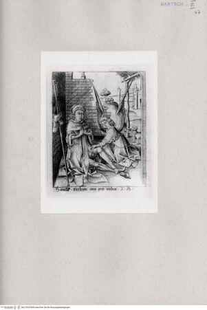 Vorderseite von  [http://creativecommons.org/publicdomain/mark/1.0/] Heiliger Rochus - , bh215524. Foto.