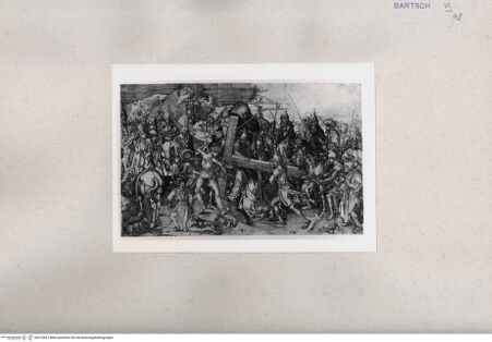 Vorderseite von  [http://creativecommons.org/publicdomain/mark/1.0/] Große Kreuztragung - , bh215667. Foto.