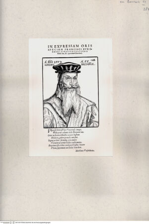 Vorderseite von  [http://creativecommons.org/publicdomain/mark/1.0/] Epitaph mit Portrait des Franz Burchard - , bh216018. Foto.