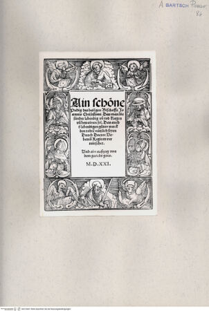 Vorderseite von  [http://creativecommons.org/publicdomain/mark/1.0/] ... - , bh216601. Foto.