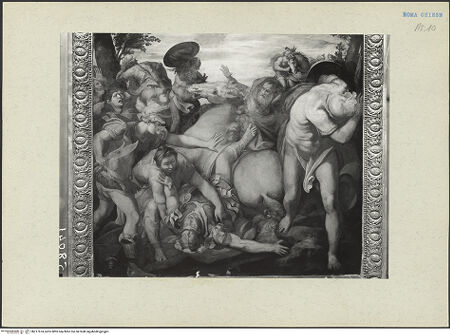 Vorderseite von ICCD [https://www.deutsche-digitale-bibliothek.de/content/lizenzen/rv-ez/] Die Bekehrung des Saulus zum Paulus - Detail: Untere Hälfte mit Saulus, bh217674_recto. Foto.