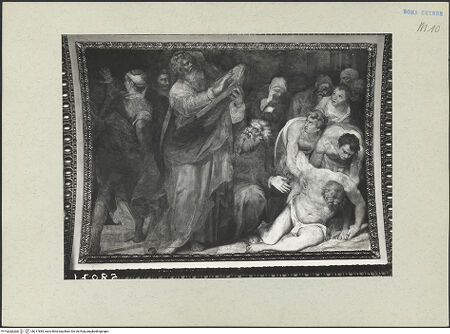 Vorderseite von ICCD [https://www.deutsche-digitale-bibliothek.de/content/lizenzen/rv-ez/] Ausstattung der Cappella Frangipane: Zyklus zum Leben des heiligen Paulus, Propheten und weitere SzenenAuferweckung des Eutychus - , bh217685_recto. Foto.