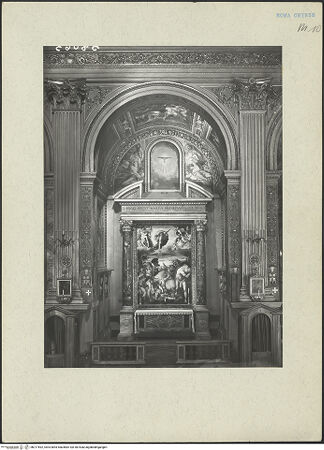 Vorderseite von ICCD [https://www.deutsche-digitale-bibliothek.de/content/lizenzen/rv-ez/] San Marcello al CorsoCappella Frangipane - , bh217692_recto. Foto.