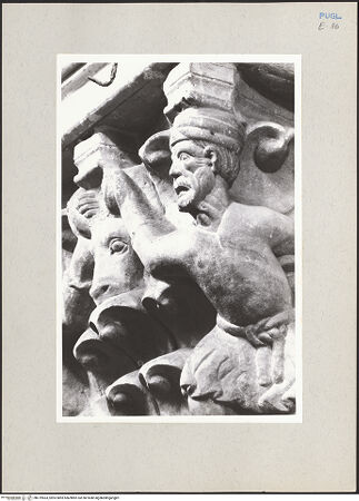 Vorderseite von Claussen, Peter Cornelius [https://www.deutsche-digitale-bibliothek.de/content/lizenzen/rv-fz/] Kapitelle der NordarkadeKapitell 4 - Detail, bh219563_recto. Foto: Claussen, Peter Cornelius.