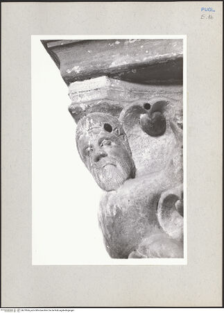 Vorderseite von Claussen, Peter Cornelius [https://www.deutsche-digitale-bibliothek.de/content/lizenzen/rv-fz/] Kapitelle der NordarkadeKapitell 4 - Detail, bh219566_recto. Foto: Claussen, Peter Cornelius.