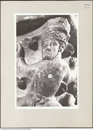 Vorderseite von Claussen, Peter Cornelius [https://www.deutsche-digitale-bibliothek.de/content/lizenzen/rv-fz/] Kapitelle der NordarkadeKapitell 4 - Detail, bh219568_recto. Foto: Claussen, Peter Cornelius.