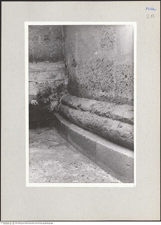 Vorderseite von Claussen, Peter Cornelius [https://www.deutsche-digitale-bibliothek.de/content/lizenzen/rv-fz/] CattedraleOstfassade - Detail, Mittelapsis der Krypta, Sockel, bh219603_recto. Foto: Claussen, Peter Cornelius.