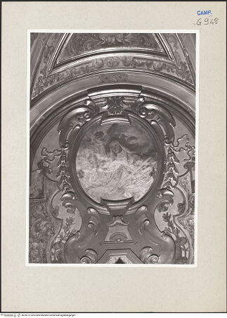 Vorderseite von Sopr. BAS NA [https://www.deutsche-digitale-bibliothek.de/content/lizenzen/rv-ez/] Eine Karmelite Heilige (Theresa von Avila?) - Gesamtansicht, bh220712_recto. Foto.