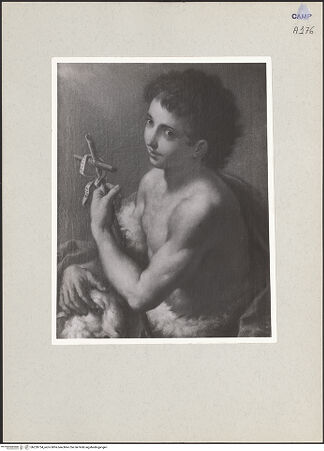 Vorderseite von Sopr. BAS NA [https://www.deutsche-digitale-bibliothek.de/content/lizenzen/rv-ez/] Johannes der Täufer - Gesamtansicht, bh220734_recto. Foto.