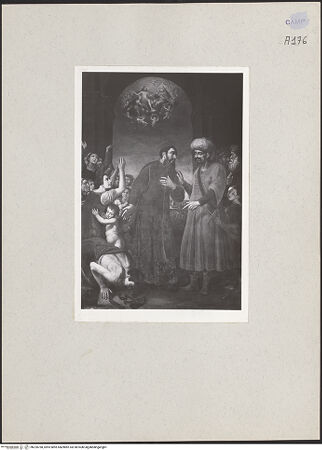 Vorderseite von Sopr. BAS NA [https://www.deutsche-digitale-bibliothek.de/content/lizenzen/rv-ez/] Heiliger Paulinus, der einen Sklaven befreit - Gesamtansicht, bh220768_recto. Foto.