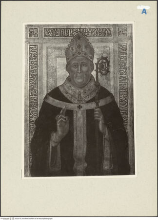 Vorderseite von Sopr. BAS NA [https://www.deutsche-digitale-bibliothek.de/content/lizenzen/rv-ez/] Grabporträt des Erzbischofs Uberto d'Ormont - Erzbischof Uberto d'Ormont, bh220773_recto. Foto.