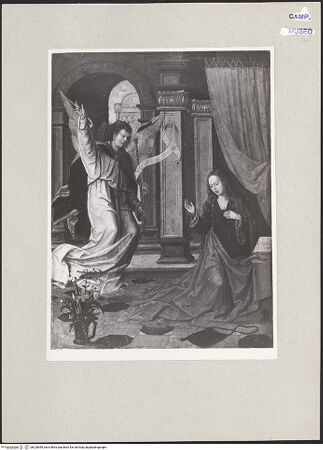 Vorderseite von Sopr. BAS NA [https://www.deutsche-digitale-bibliothek.de/content/lizenzen/rv-ez/] Verkündigung - Gesamtansicht, bh220849_recto. Foto.