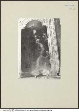 Vorderseite von ICCD [https://www.deutsche-digitale-bibliothek.de/content/lizenzen/rv-ez/] Der heilige Diego heilt einen Kranken mit dem Öl aus einer Lampe - , bh220947_recto. Foto.