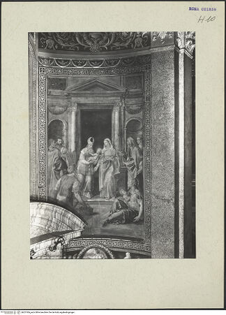 Vorderseite von ICCD [https://www.deutsche-digitale-bibliothek.de/content/lizenzen/rv-ez/] MarienzyklusDarbringung Christi im Tempel - , bh221006_recto. Foto.