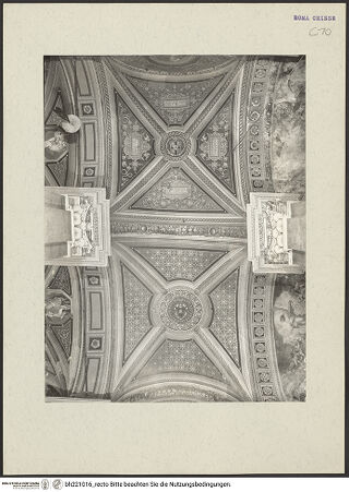 Vorderseite von ICCD [https://www.deutsche-digitale-bibliothek.de/content/lizenzen/rv-ez/] Gewölbeausmalung - Linkes Seitenschiff, 3. und 4. Joch, bh221016_recto. Foto.