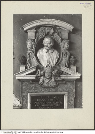 Vorderseite von ICCD [https://www.deutsche-digitale-bibliothek.de/content/lizenzen/rv-ez/] Epitaph für Giovanni Emerix de Matthys - Gesamtansicht, bh221022_recto. Foto.