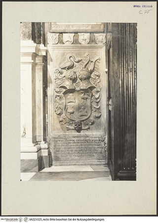 Vorderseite von ICCD [https://www.deutsche-digitale-bibliothek.de/content/lizenzen/rv-ez/] Grabstein des Melchior Frundsberg - , bh221025_recto. Foto.