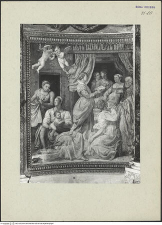 Vorderseite von ICCD [https://www.deutsche-digitale-bibliothek.de/content/lizenzen/rv-ez/] MarienzyklusGeburt Mariens - , bh221043_recto. Foto.