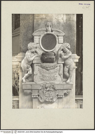 Vorderseite von ICCD [https://www.deutsche-digitale-bibliothek.de/content/lizenzen/rv-ez/] Epitaph für Giorgio Piscatoris (gest. 1625) - Gesamtansicht, bh221061_recto. Foto.