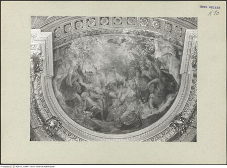 Vorderseite von ICCD [https://www.deutsche-digitale-bibliothek.de/content/lizenzen/rv-ez/] KapellenausmalungPfingstwunder - Gesamtansicht, bh221082_recto. Foto.