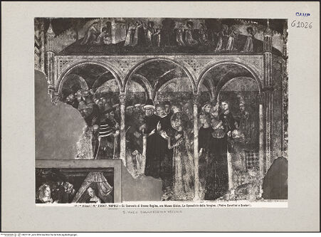 Vorderseite von Alinari [https://www.deutsche-digitale-bibliothek.de/content/lizenzen/rv-ez/] Szenen aus dem Leben der heiligen Elisabeth von ThüringenHochzeit und Jugend - Gesamtansicht, bh221141_recto. Foto.