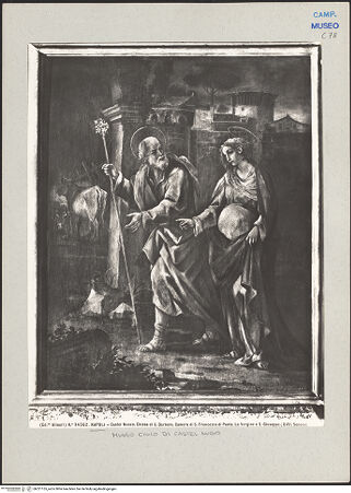 Vorderseite von Alinari [https://www.deutsche-digitale-bibliothek.de/content/lizenzen/rv-ez/] Die Reise Marias und Josephs nach Bethlehem - Gesamtansicht, bh221155_recto. Foto.