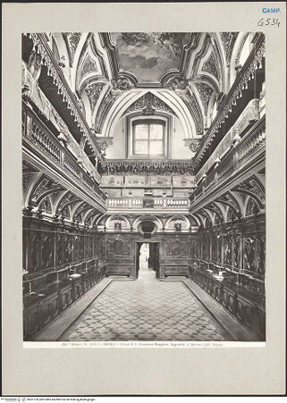 Vorderseite von Alinari [https://www.deutsche-digitale-bibliothek.de/content/lizenzen/rv-ez/] San Domenico Maggiore - Innenansicht, bh221159_recto. Foto.