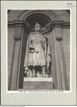 Vorderseite von Alinari [https://www.deutsche-digitale-bibliothek.de/content/lizenzen/rv-ez/] König Karl I Anjou - Gesamtansicht, bh221275_recto. Foto.